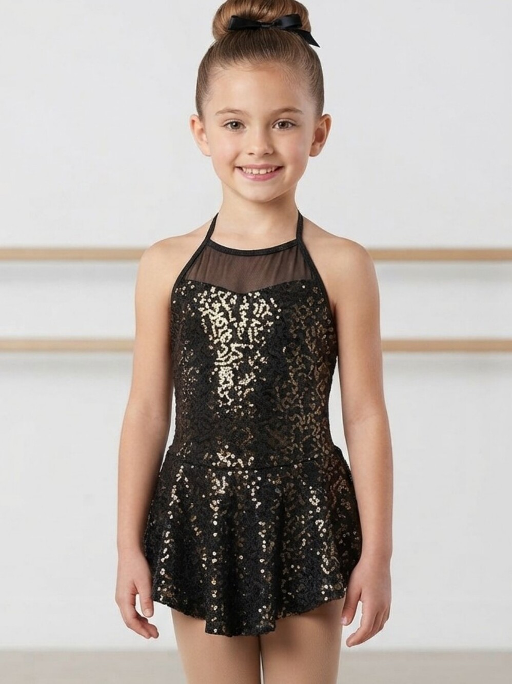 Girls Weissman Balera Girls Sequin Dance Ice Skating Competition Costume Size Me